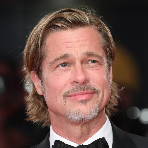 Brad Pitt: Classic Slicked Back Hairstyle