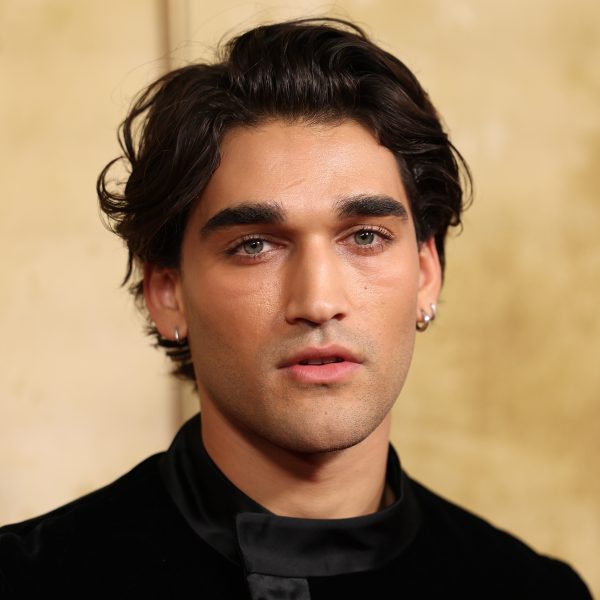 Josh Heuston’s Hair: Tousled, Curly Swept Back Style